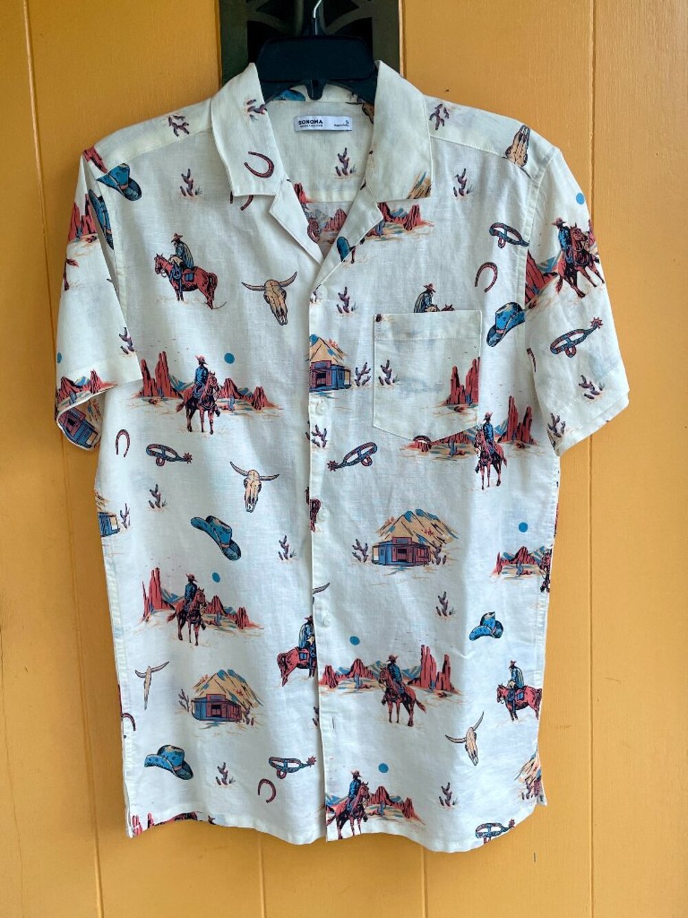 Cowboy Cotton/Linen Camp Shirt